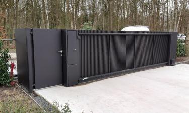 Exclusieve design poort Lamels | Panel - Schilde