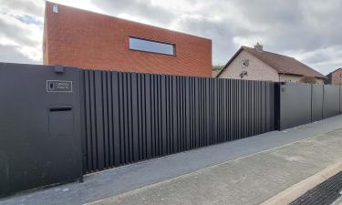 Aluminium schuifpoort met vaste panelen - Cupro
